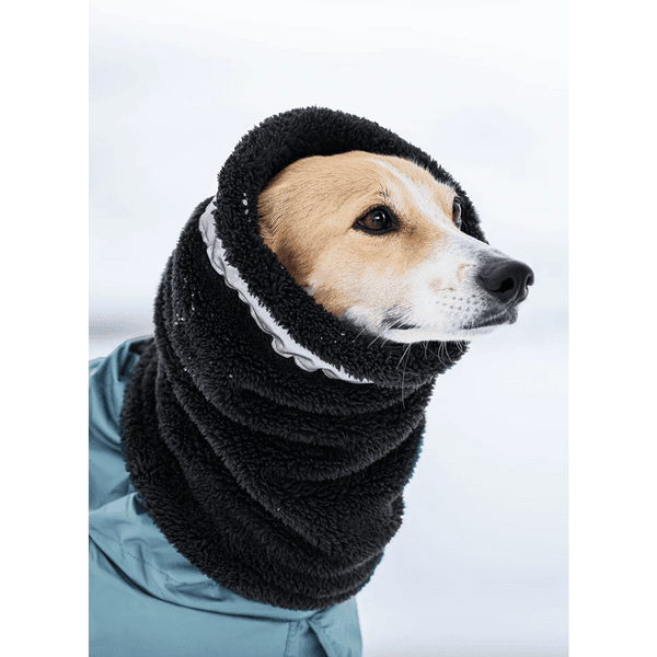 Plush Tube Scarf L Black, view: 2