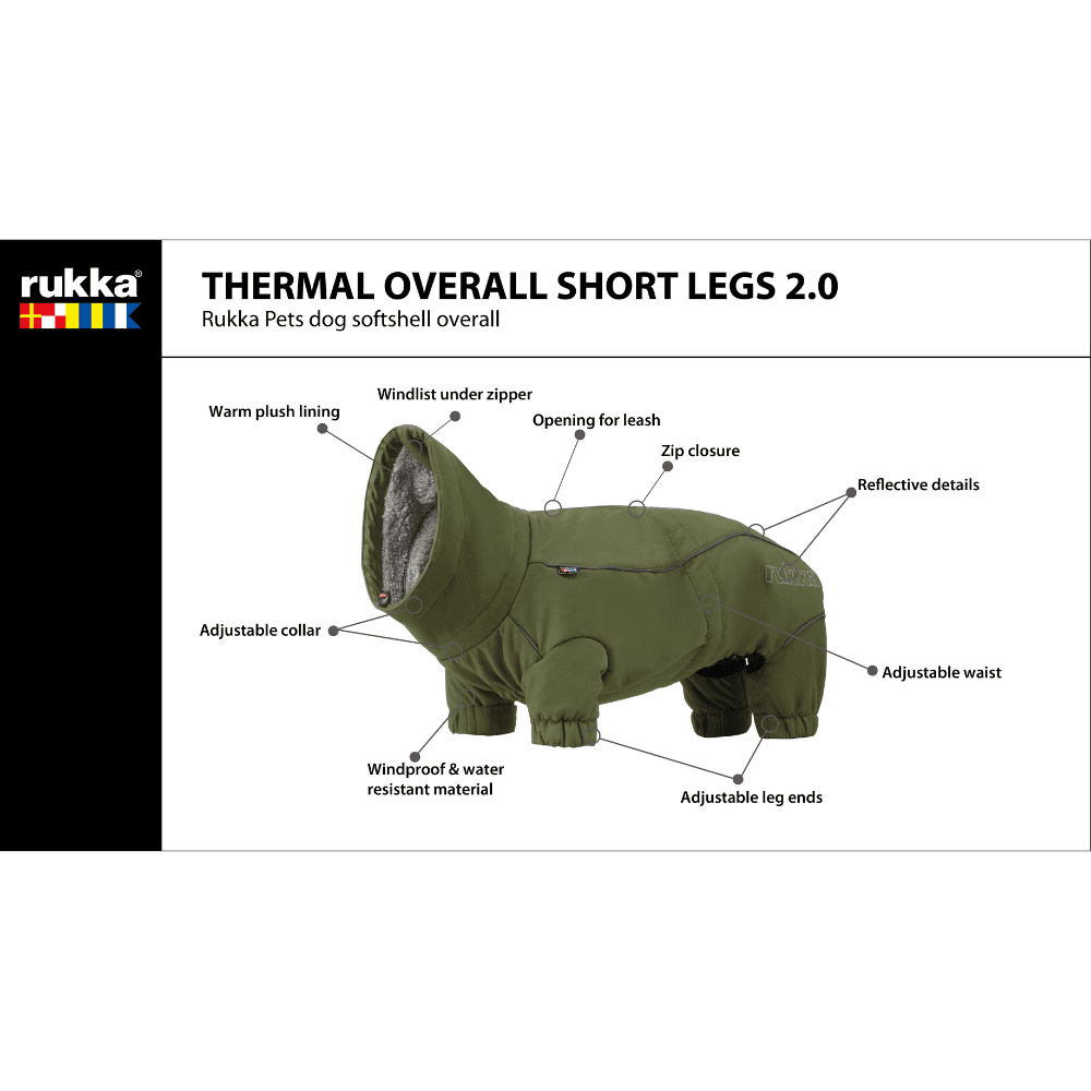 Thermal Overall Short Legs 2.0 40-45 cm Army Green, view: 5