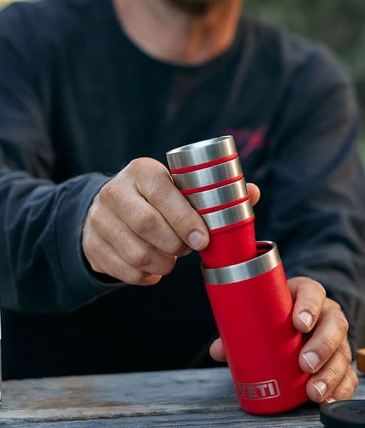 Rambler Shot Glasses with Carrying Case Black, view: 5