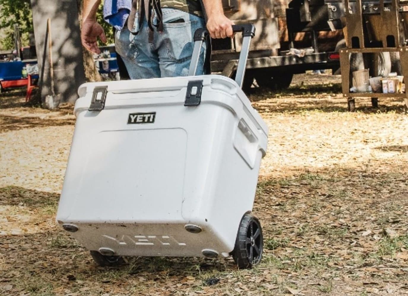 Roadie 60 Wheeled Cool Box White, view: 10