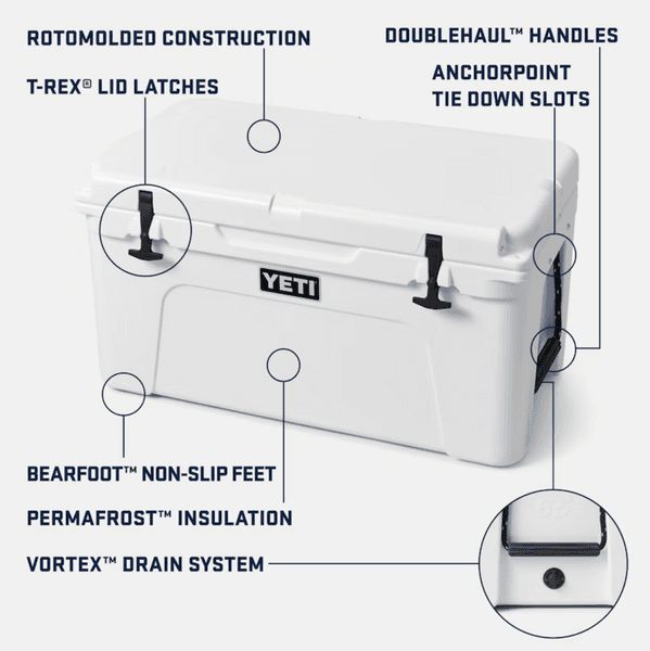 Tundra 65 Cool Box White, view: 6