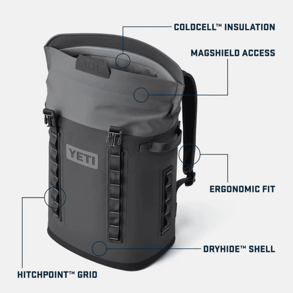 Hopper Backpack M20 Soft Cooler Charcoal, view: 6