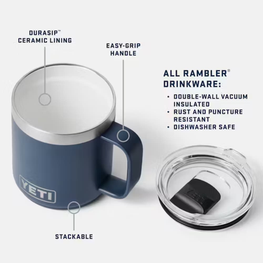 Rambler 10 Oz (296 ml) Mug Navy, view: 3