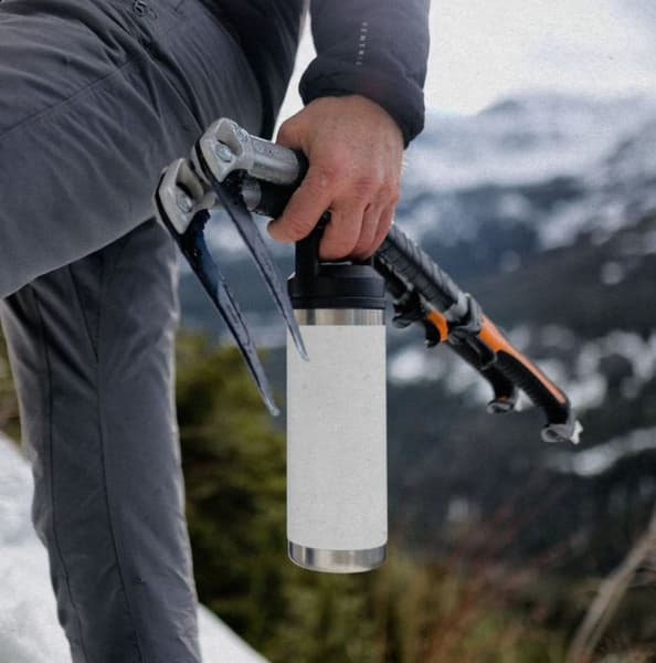 Rambler 532 ml Insulated Bottle White, view: 3