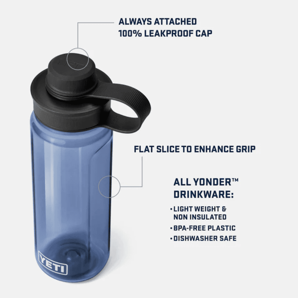 Yonder Tether 1L Water Bottle Navy, view: 4
