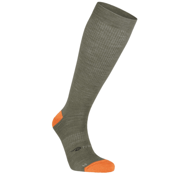 M's Wool Sock Compression -villasukat, lodenvihreä, view: 0