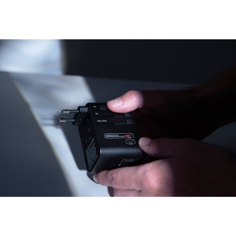 Global Travel Adapter Black, view: 4