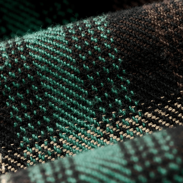 Vintage Flannel Work Shirt Brown / Cream / Multi Plaid, view: 3