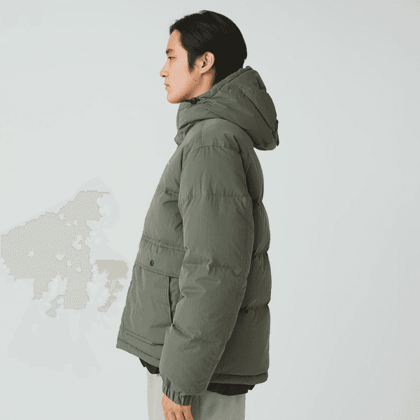 Everyday Down Jacket Charcoal, view: 2