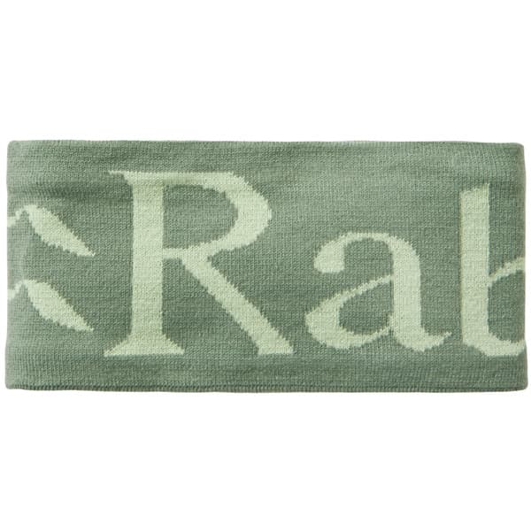 Rab Knitted Logo Headband Dark Fig Green/Fig Green, view: 0