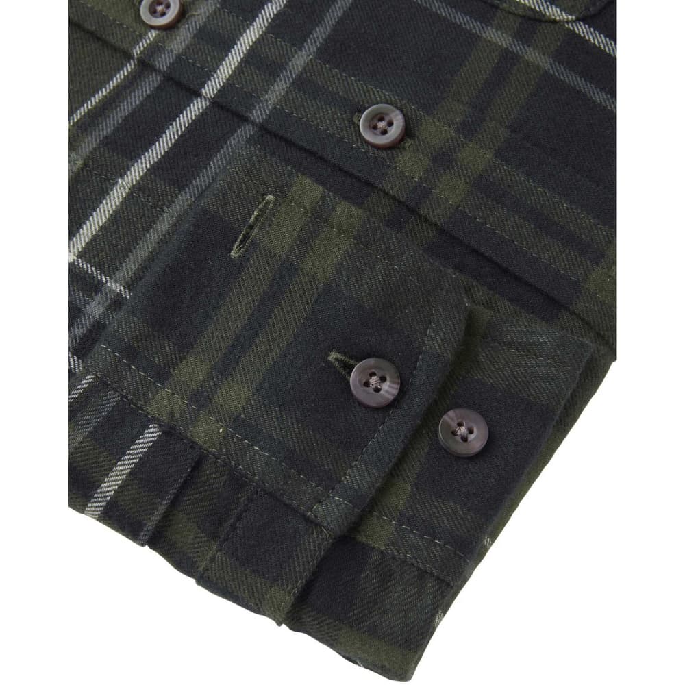 W's Heron Flannel Shirt October Green Checked, view: 3