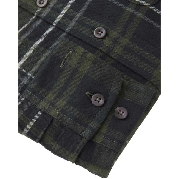 W's Heron Flannel Shirt October Green Checked, view: 3