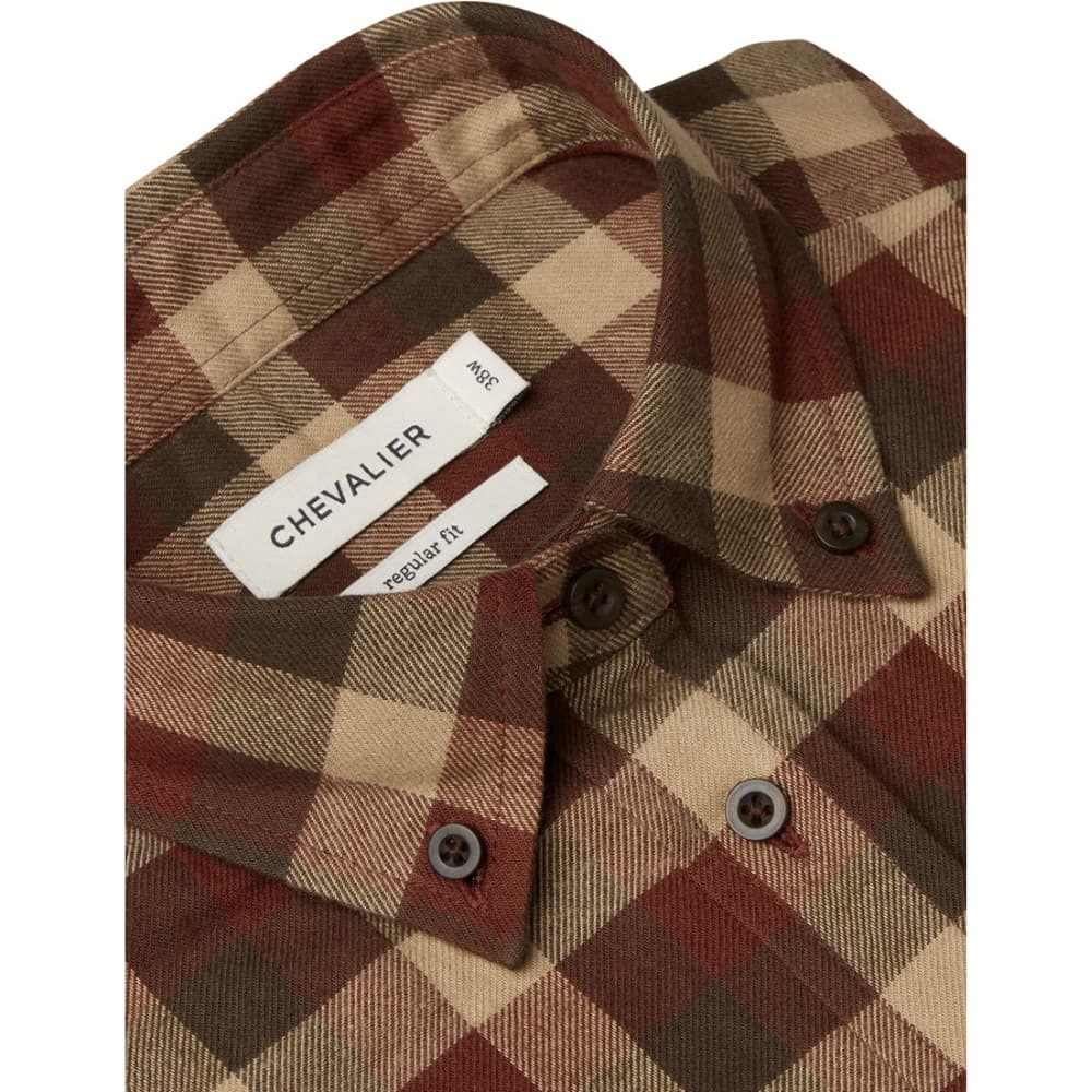 W's Heron Flannel Shirt Holly Green Checked, view: 1