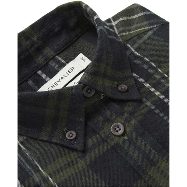 W's Heron Flannel Shirt October Green Checked, view: 1