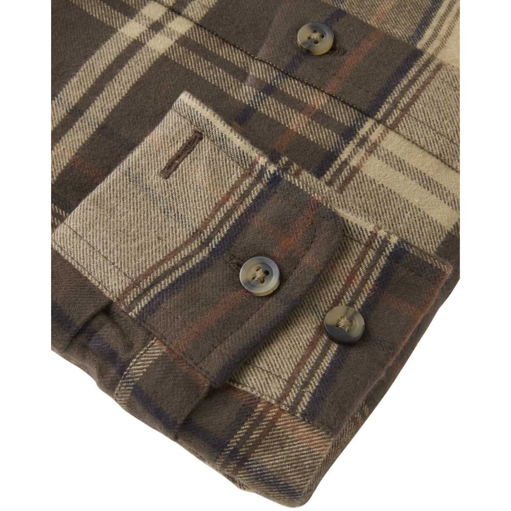 W's Heron Flannel Shirt Soil Brown Checked, view: 3