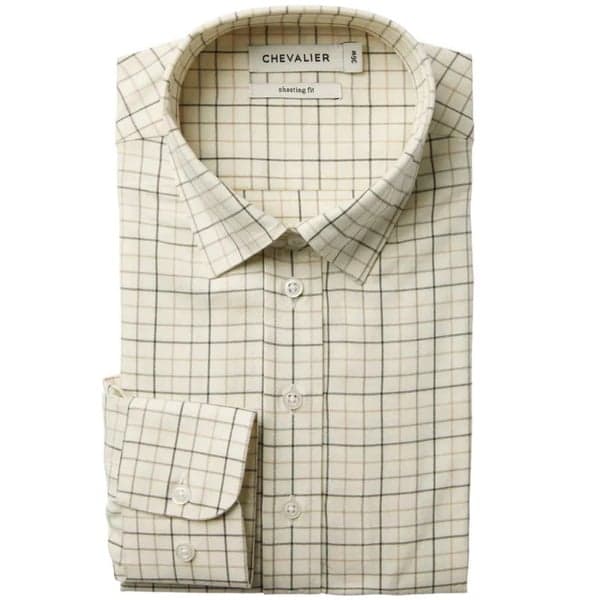 Chorley Shooting Fit Shirt Rifle Green Tattersall, view: 1