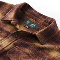 M's Cedar Mill Cotton Flannel Espresso Plaid - view: 2