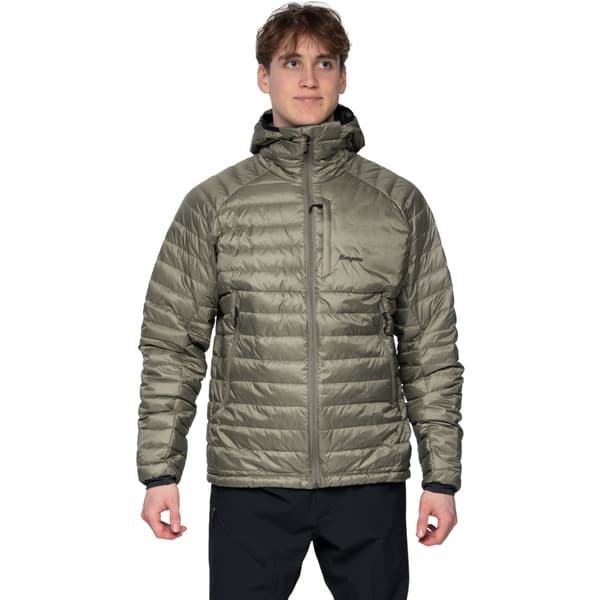 M's Vaagaa Light Down Jacket Hood Green Mud, view: 1