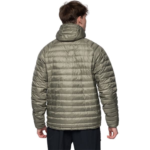 M's Vaagaa Light Down Jacket Hood Green Mud, view: 3