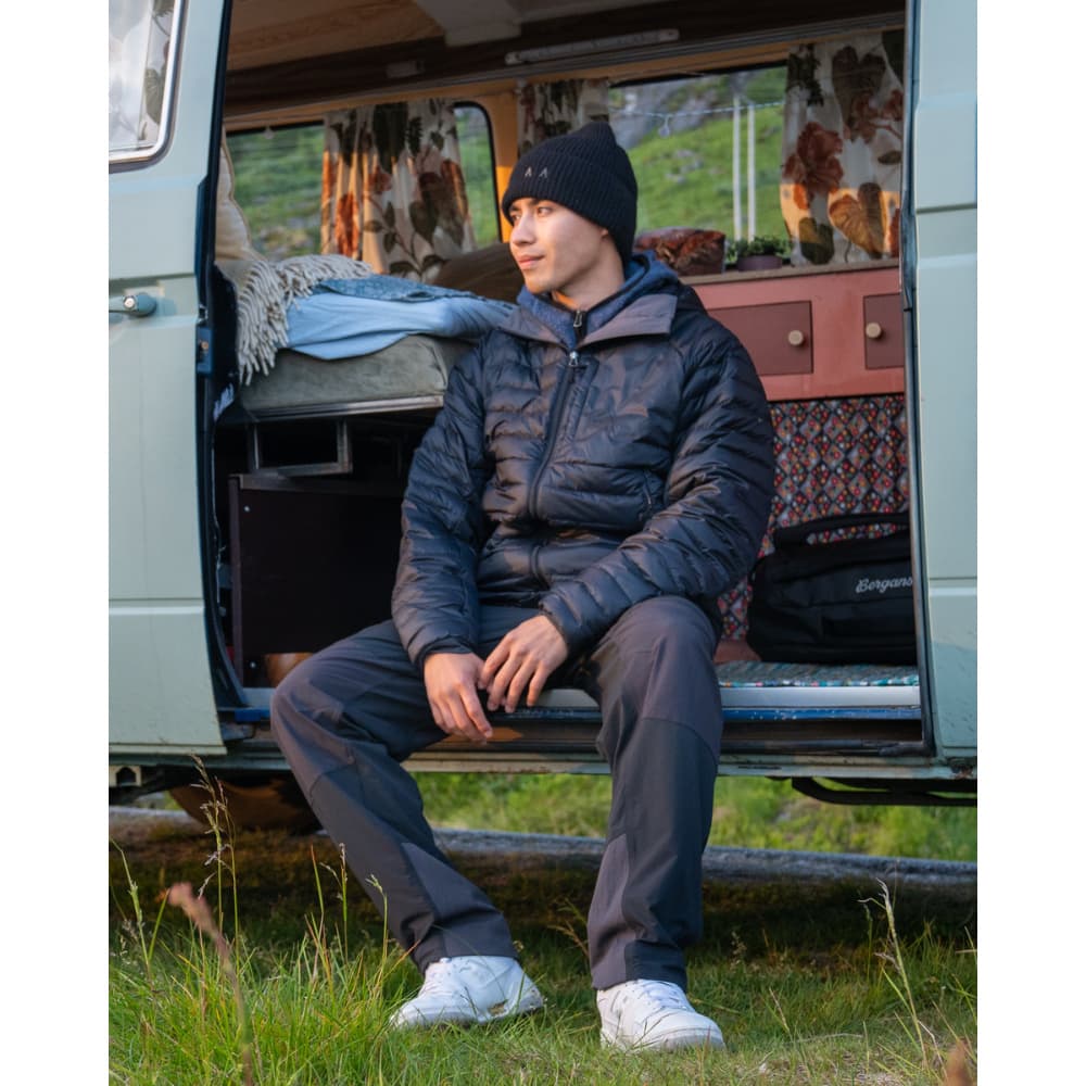 M's Vaagaa Light Down Jacket Hood Black, view: 7