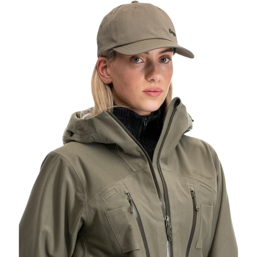 Hovet Strapback Cap Green Mud, view: 1