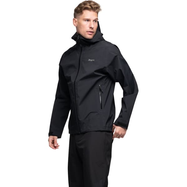 M's Essentials 3L Shell Jacket Black, view: 3