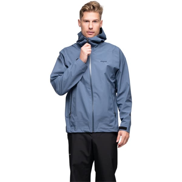 M's Essentials 3L Shell Jacket Granite Blue, view: 1