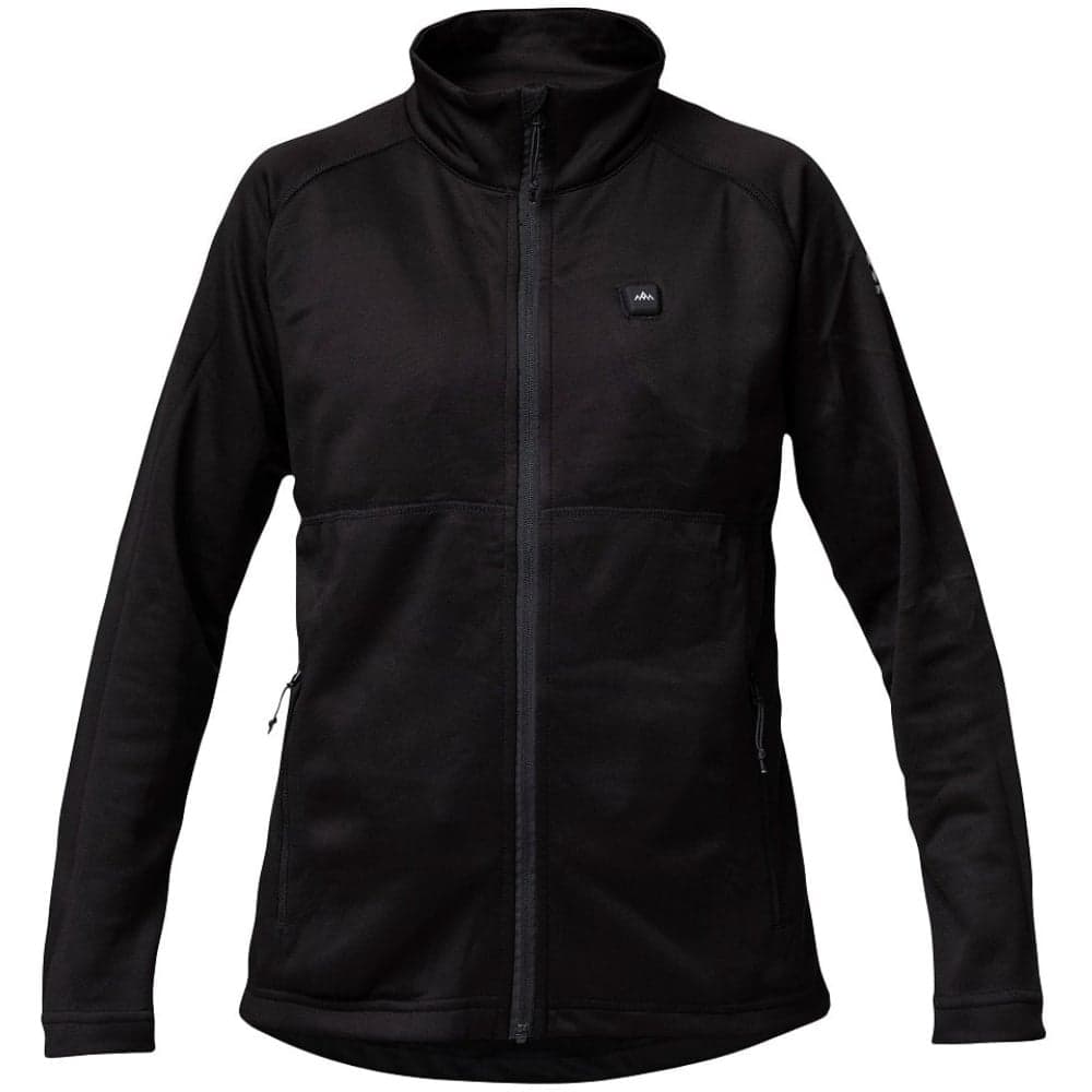 Heatx Heated Fleece Sweater Womens Black, view: 0