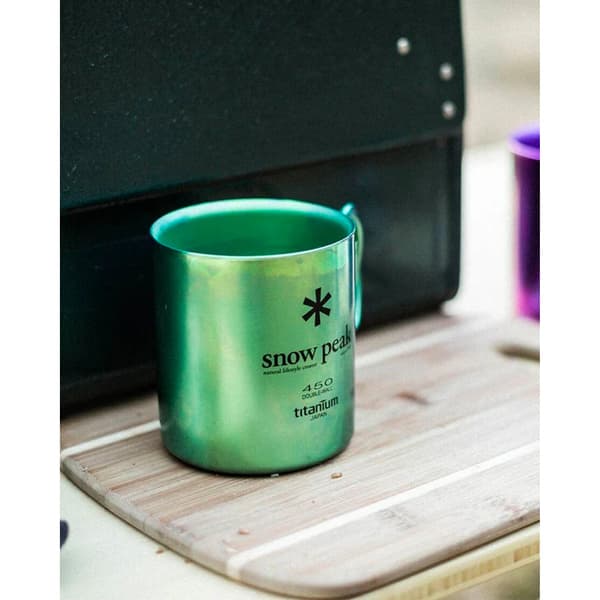 Titanium Double Wall 450 Mug Green, view: 1