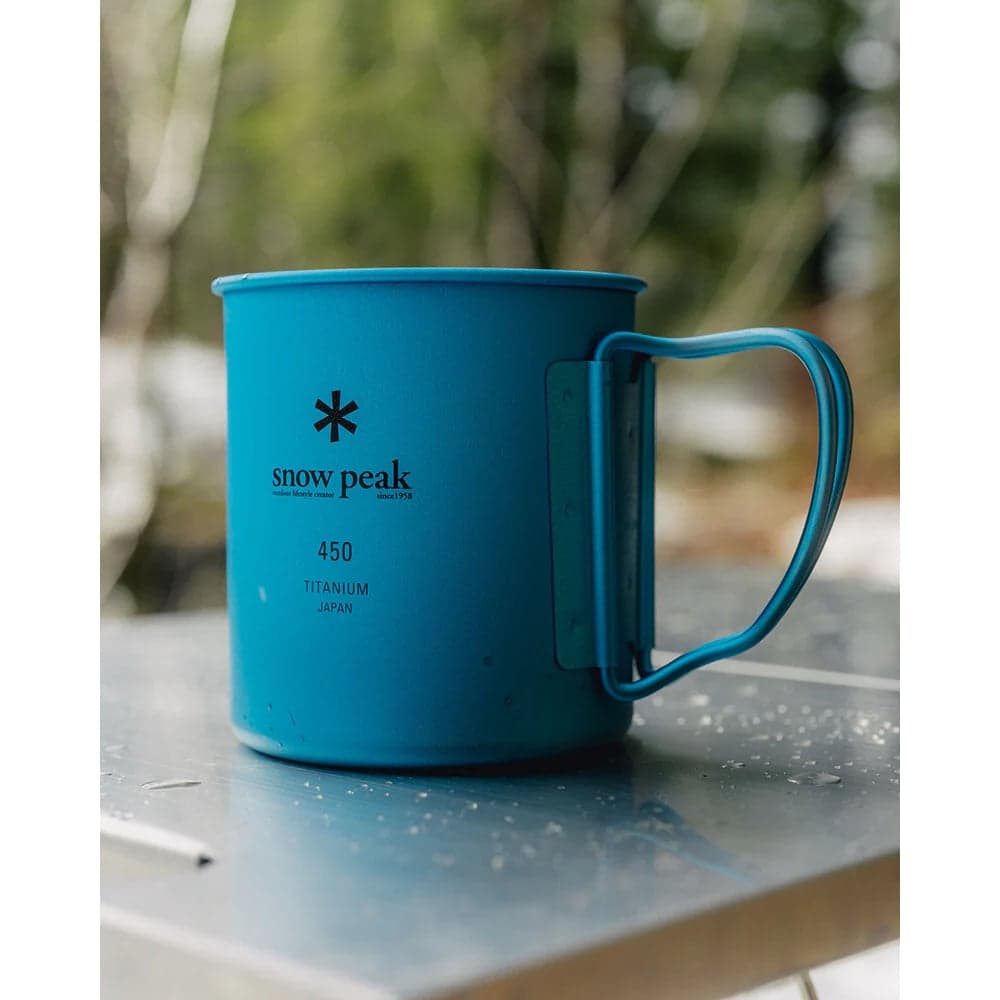 Titanium Single Wall 450 Mug Blue, view: 3