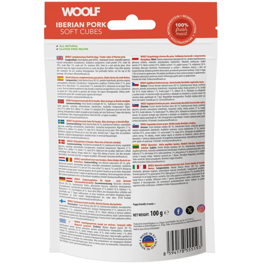 Soft Cubes - Iberian Pork (Monoprotein), view: 1