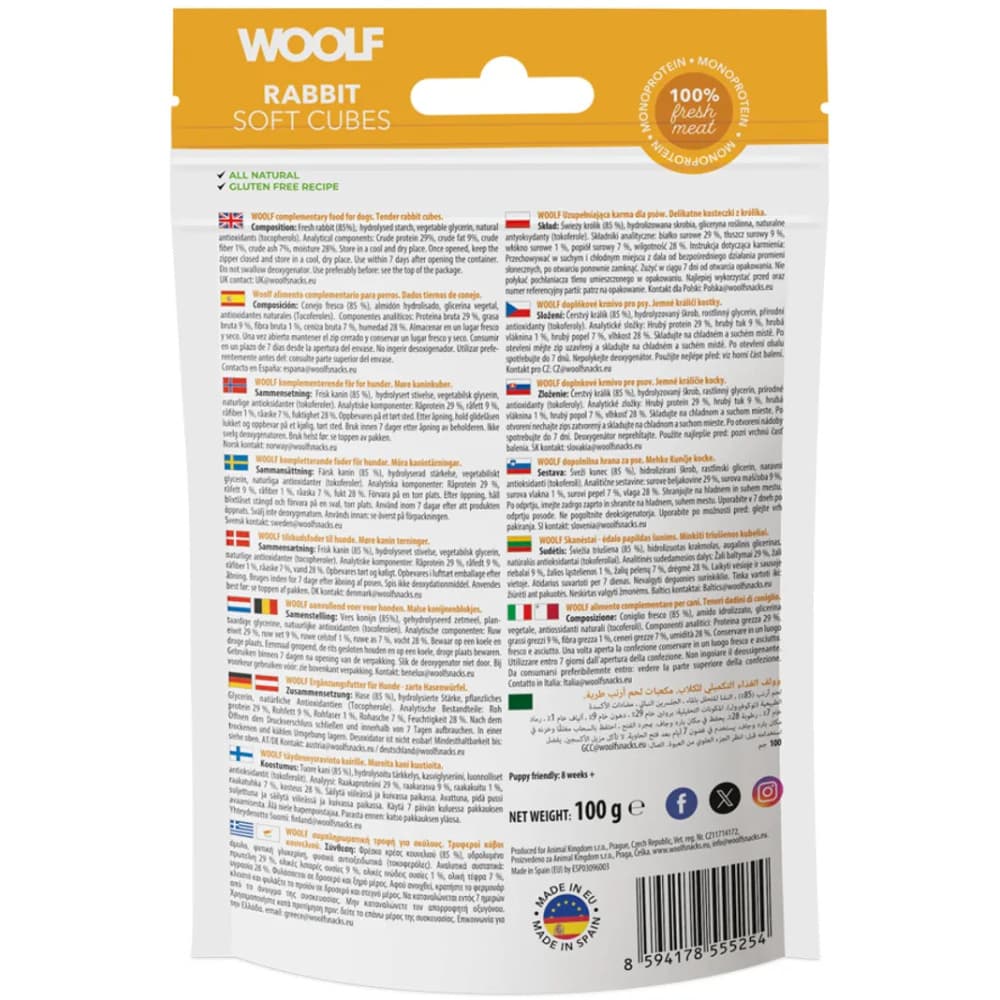 Soft Cubes - Rabbit (Monoprotein), view: 1