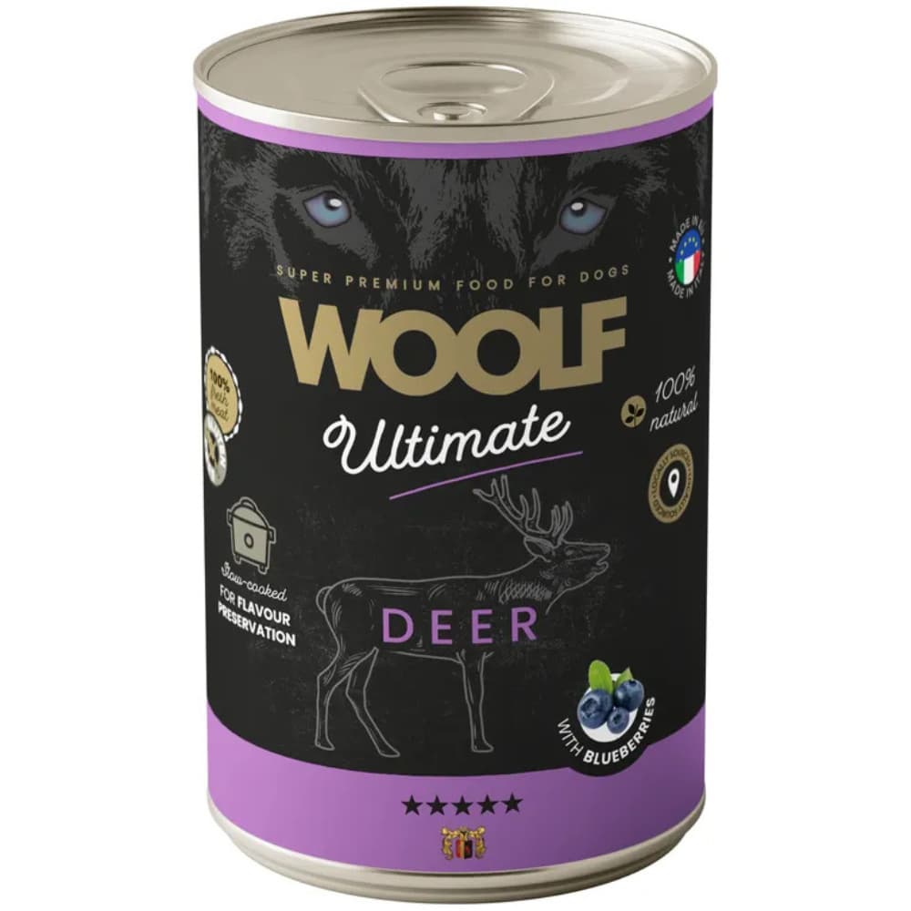 Ultimate Canned Dogfood - Deer With Blueberries, view: 0