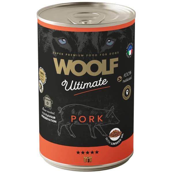 Ultimate Canned Dogfood - Pork With Linseed Oil, view: 0