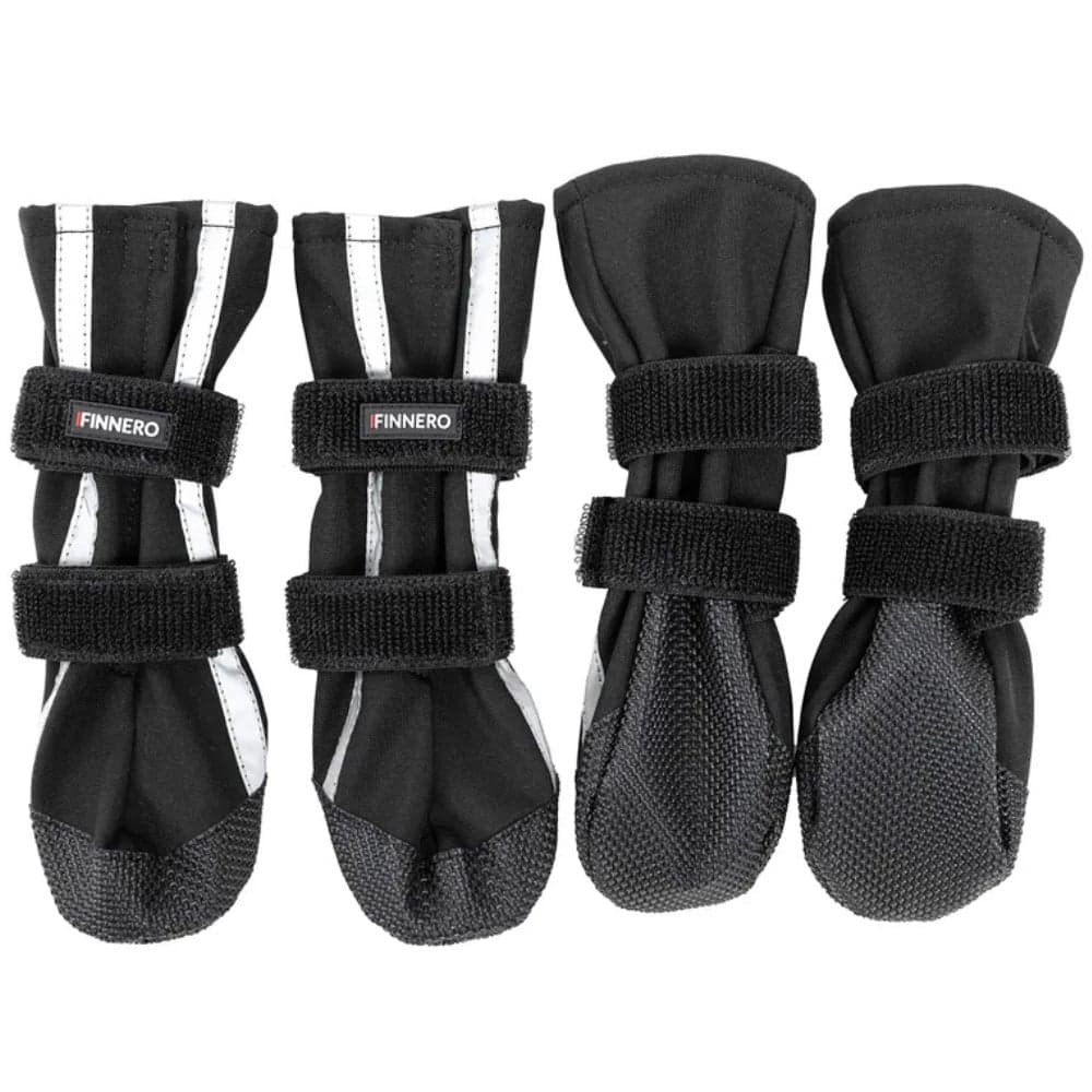 Halla Softshell koirankengät, 4 kpl, musta, view: 0