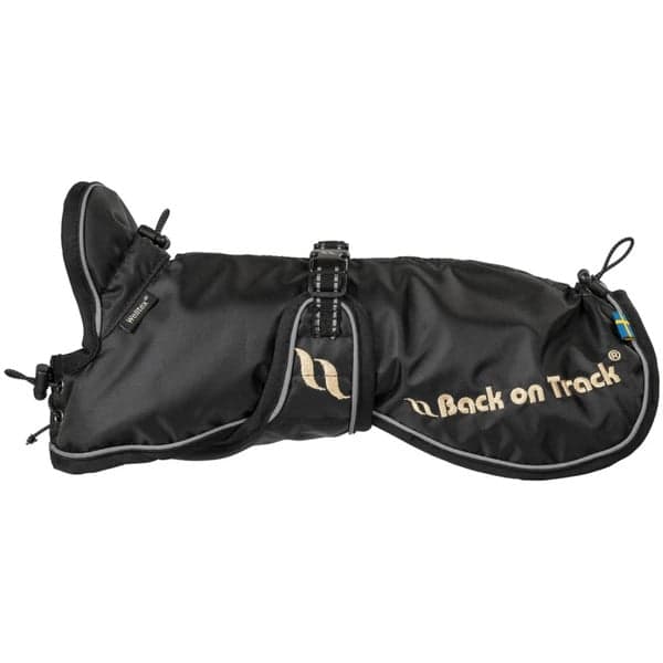 Sunny -vuorattu koirantakki, musta, 70–90 cm, view: 0