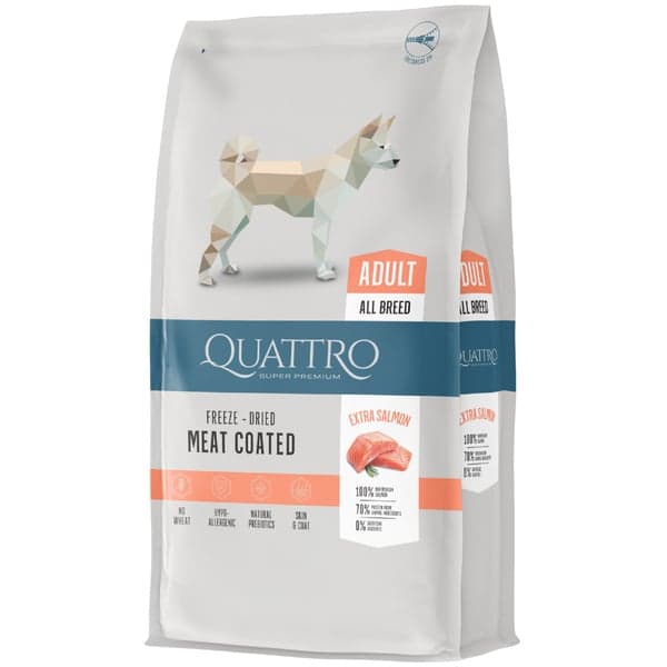 Quattro Super Premium All Breed Salmon 12 kg, view: 0