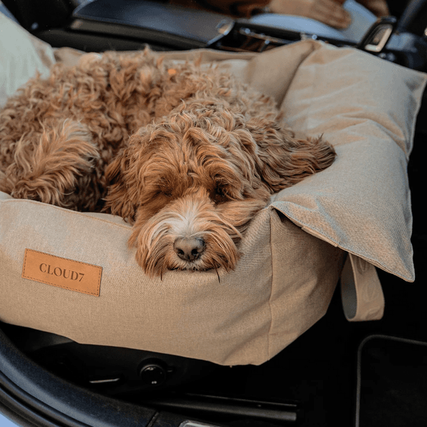 Getaway -kannettava koiran autoistuin, hiekka, view: 5