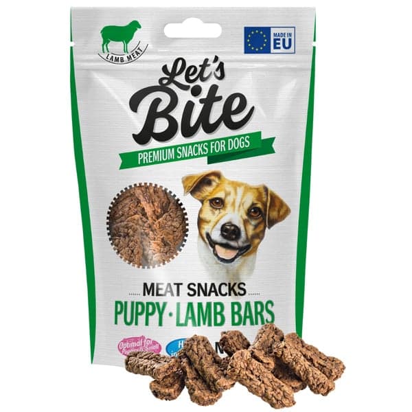 Let's Bite Meat Snacks lammaspatukat pennuille, 80 g, view: 1
