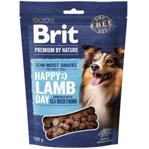 Puolikosteat koiranherkut lammas & tyrni, 180 g, view: 0