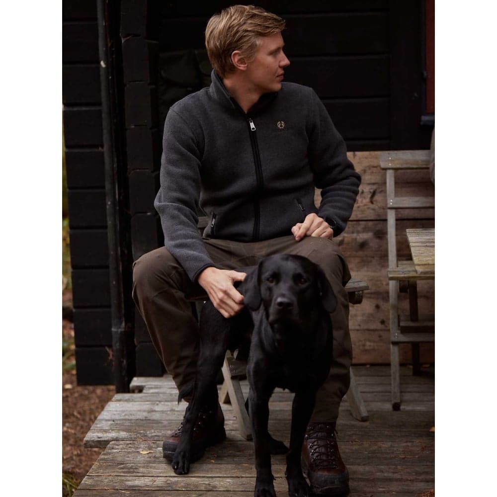 M's Mainstone Fleece Jacket Anthracite, view: 2