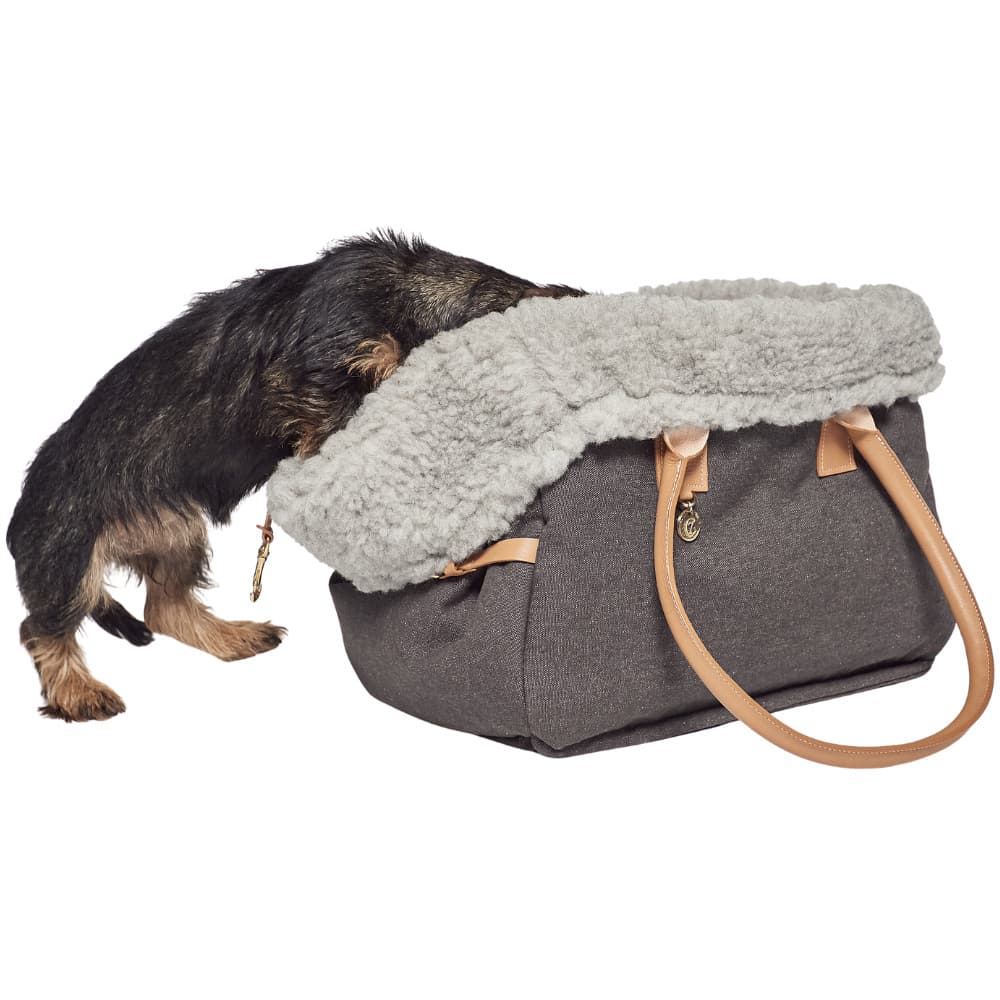 Dog Carrier Como L Petrol Grey, view: 4