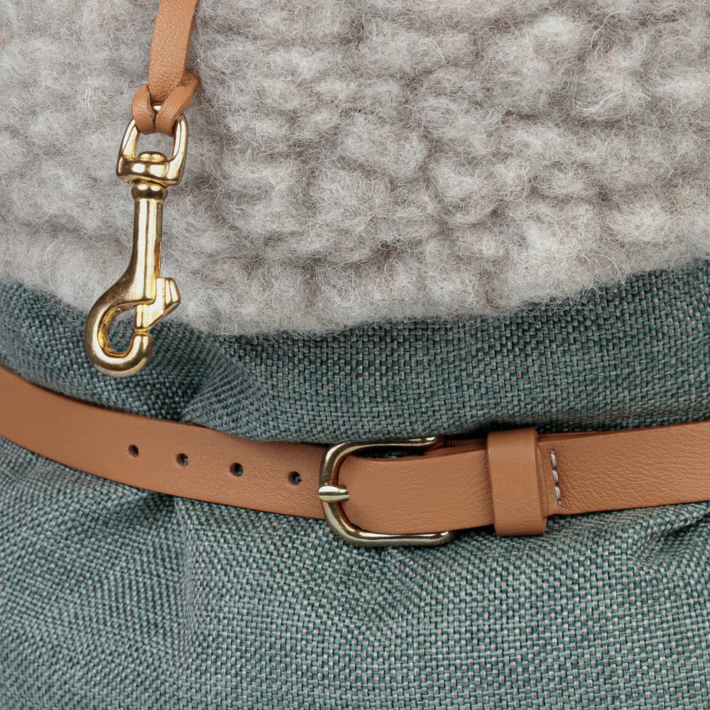 Dog Carrier Como L Petrol Grey, view: 1