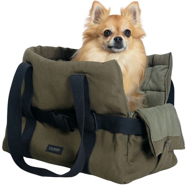 Dog Carrier Turin Canvas Olive, view: 10