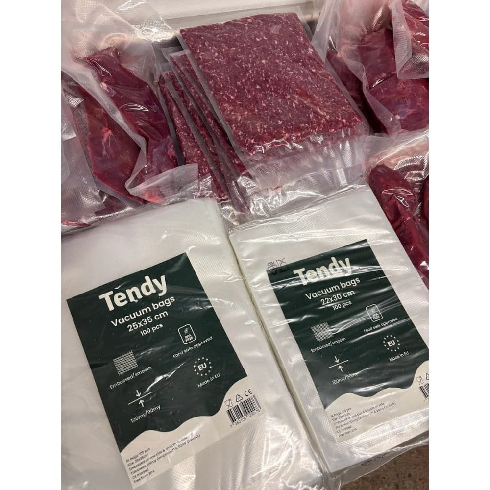 Vakuumipussit 25 x 35 cm, 100 kpl, läpinäkyvät, view: 1