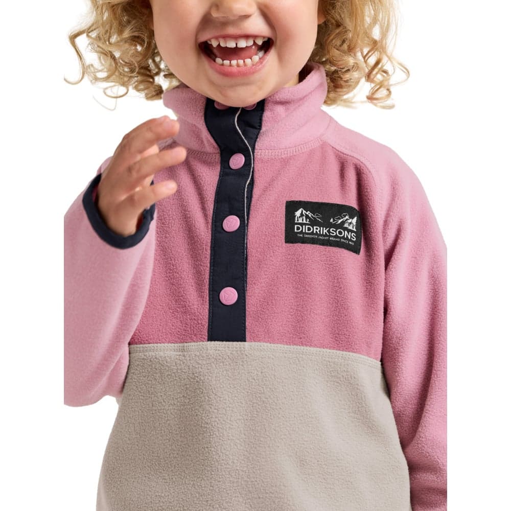 Monte Kids Half Button 5 Heather Pink, view: 2