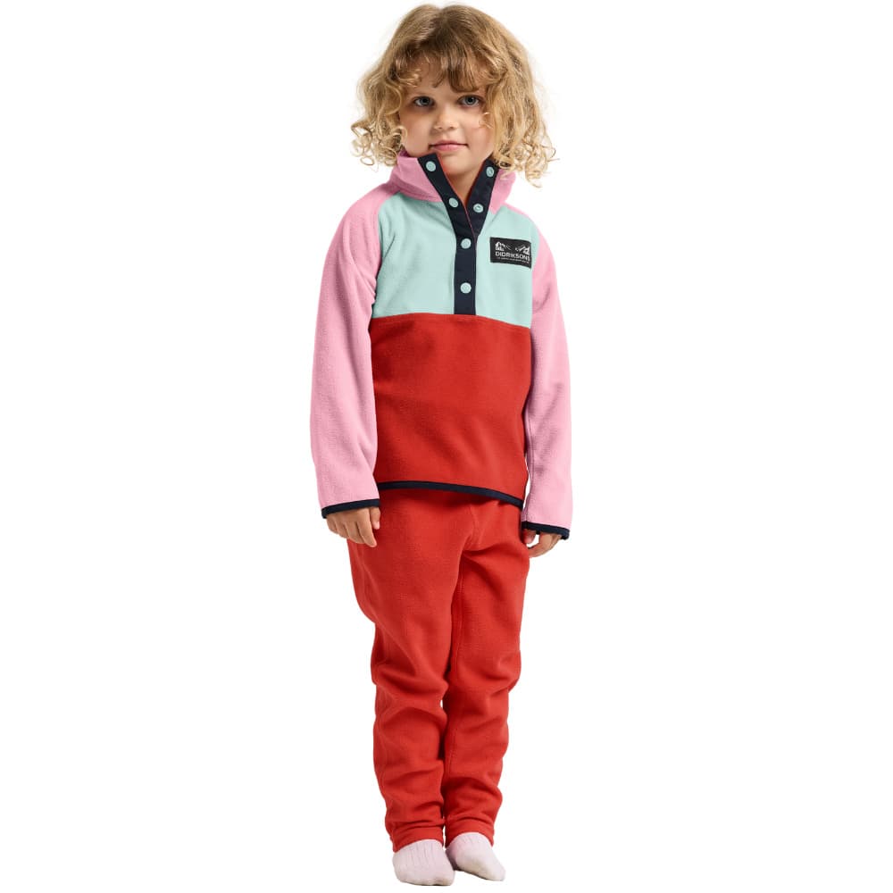 Monte Kids Half Button 5 Light Heather Pink, view: 4