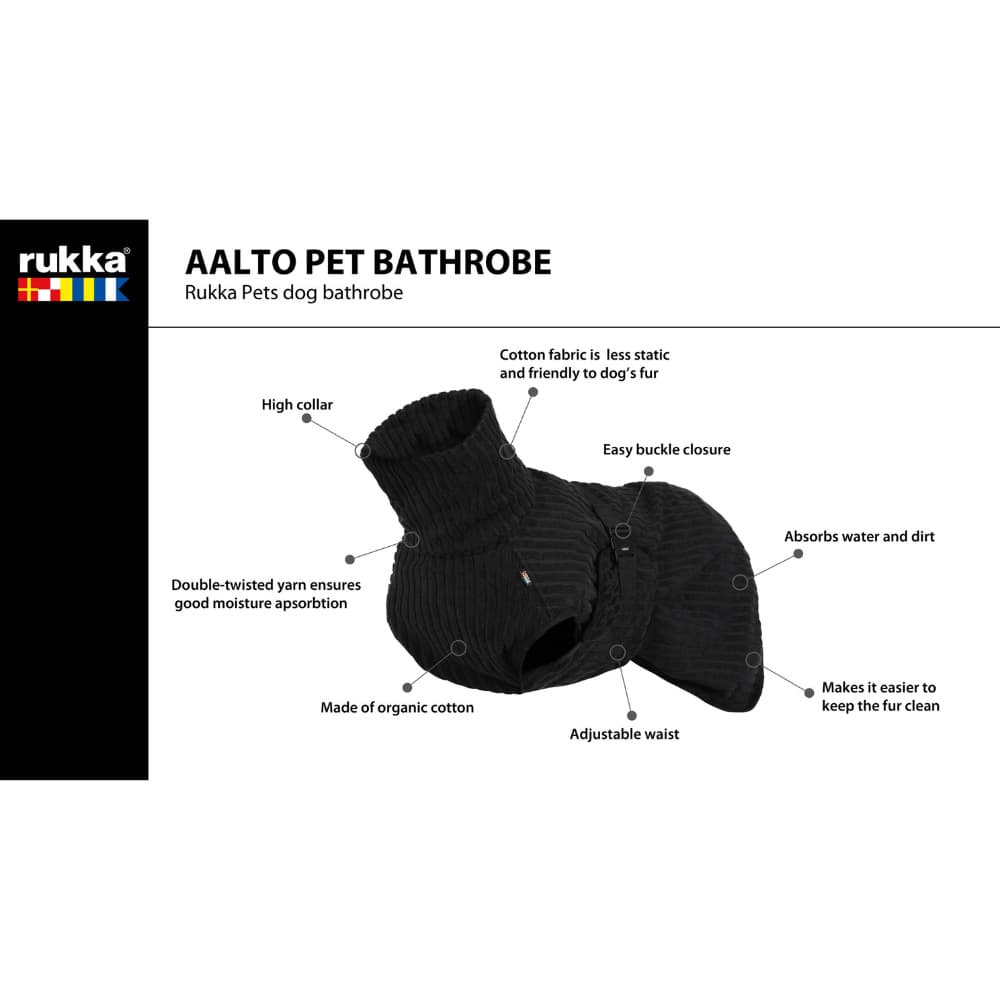 Aalto Pet Bathrobe XXL Apple, view: 4