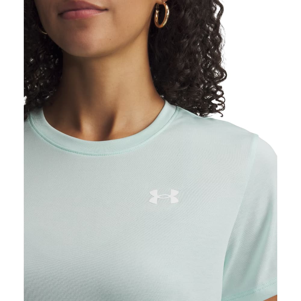 UA Tech Twist W's Short Sleeve Refresh Mint, view: 2