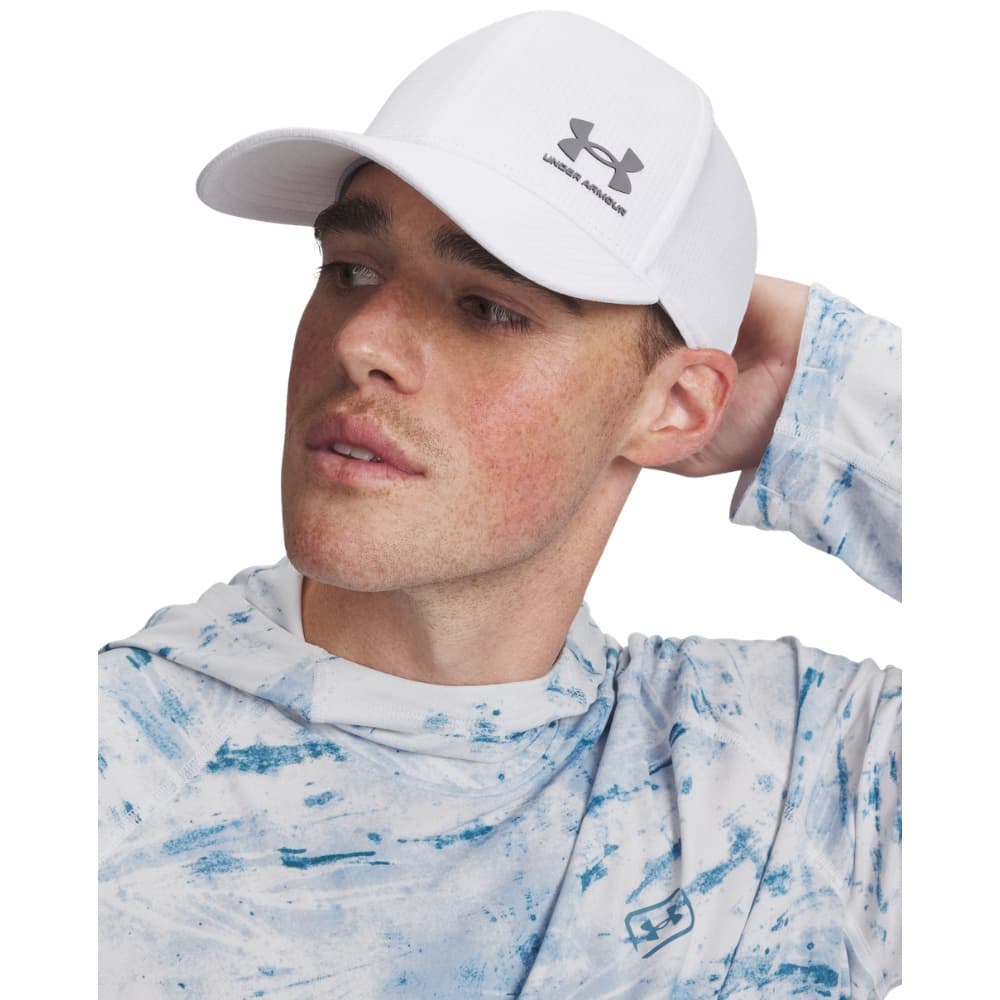 UA ArmourVent Low M's Adjustable Cap White, view: 2